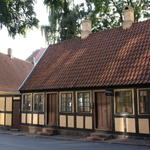 Fairy-tale author Hans Christian Andersen's childhood home in Odense, Denmark